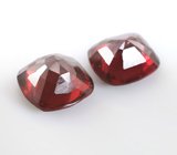 Редкая пара рубиновых шпинелей высокой чистоты 2,63 карата