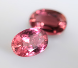 Пара красных турмалинов 0,96 карата