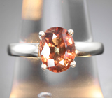 Кольцо с гранатом со сменой цвета 2,47 карата Серебро 925