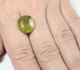 Крупный! Желто-зеленый сфен 12,09 карата