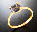 Золотое кольцо с редким гранатом со сменой цвета 1,41 карата