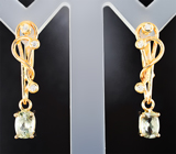 Комплект с диаспорами 2,42 карата и бриллиантами Золото