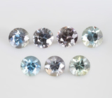 Без облагораживания! Набор из 7 сапфиров 1,06 карата