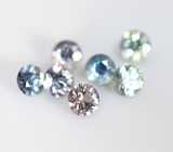 Без облагораживания! Набор из 7 сапфиров 1,06 карата