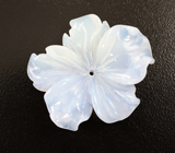 Крупный резной халцедон 38,37 карата 