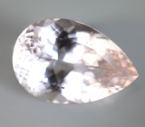 Кольцо с морганитом 8,23 карата и розовыми сапфирами Серебро 925