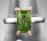 Комплект с уральскими диопсидами 7,36 карата и аметистами