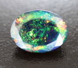 Ограненный черный опал 3,01 карата 