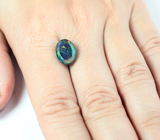 Ограненный черный опал 3,01 карата 