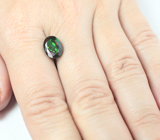 Ограненный черный опал 1,56 карата 