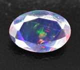 Ограненный черный опал 2,47 карата 