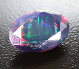 Ограненный черный опал 2,47 карата 