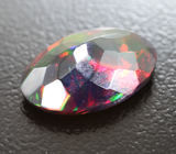 Ограненный черный опал 2,47 карата 