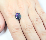 Ограненный черный опал 2,47 карата 