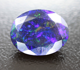 Ограненный черный опал 1,53 карата 