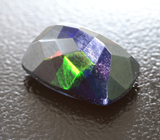 Ограненный черный опал 2,68 карата 