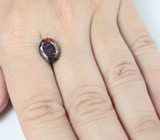 Ограненный черный опал 1,67 карата 