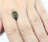 Ограненный черный опал 1,87 карата 