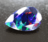 Ограненный черный опал 2,12 карата 