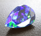 Ограненный черный опал 2,12 карата 