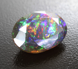 Ограненный черный опал 4,34 карата 