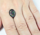 Ограненный черный опал 4,34 карата 