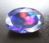 Ограненный черный опал 6,68 карата 