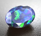 Ограненный черный опал 6,68 карата 