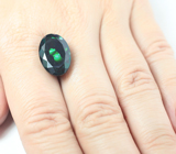 Ограненный черный опал 6,68 карата 