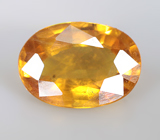 Желтый сапфир 0,76 карата