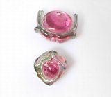 Пара резных арбузных турмалинов 5,3 карата 