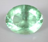 Зеленый "неоновый" флюорит 16,83 карата