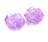 Пара резных аметистов 15,29 карата 