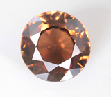 Чистейший оранжевато-желтый циркон 2,74 карата 