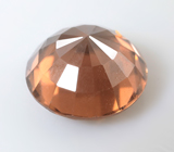 Чистейший оранжевато-желтый циркон 2,74 карата 