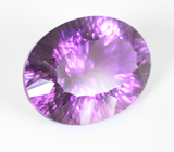 Чистейший крупный уругвайский аметист лазерной огранки 27,02 карата 