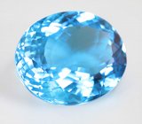 Крупный! Чистейший swiss топаз 50,22 карата 