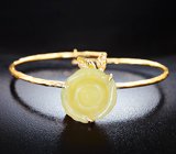 Браслет с резным огненным опалом 14,84 карата