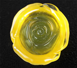 Браслет с резным огненным опалом 14,84 карата Золото