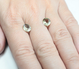 Пара диаспоров 3,83 карата 