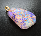 Золотой кулон с австралийским болдер опалом 8,8 карата Золото