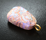 Золотой кулон с австралийским болдер опалом 8,8 карата Золото