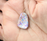 Золотой кулон с австралийским болдер опалом 8,8 карата Золото