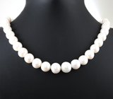 Массивное золотое колье с крупным морским жемчугом барокко 419,7 карата