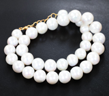 Массивное золотое колье с крупным морским жемчугом барокко 419,7 карата Золото