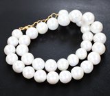 Массивное золотое колье с крупным морским жемчугом барокко 419,7 карата