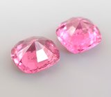 Пара пурпурно-розовых "неоновых" шпинелей 0,85 карата