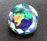 Ограненный черный опал 1,99 карата 