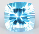 Крупный swiss топаз лазерной огранки 16,64 карата 