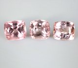 Набор из 3 турмалинов 5,95 карата 